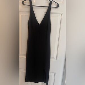 Lulu's Classic Black Strapless Dress